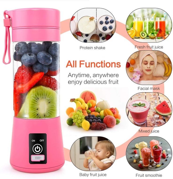 Portable USB Juicer Blender Blades