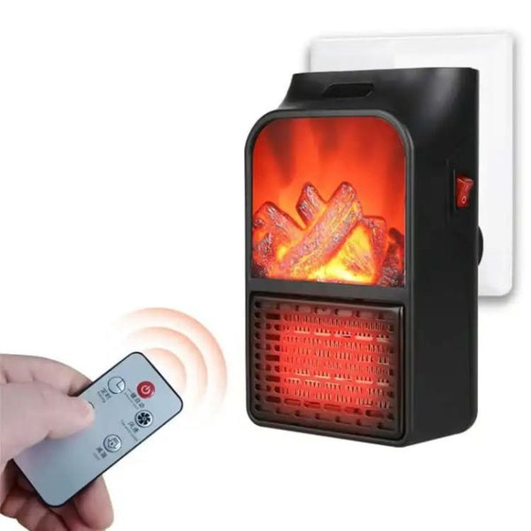Remote Control Flame Mini Heater  Bedroom