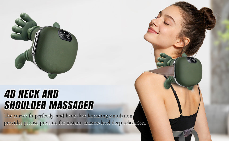 FiveFinger Hand Massager  Shoulder  Neck