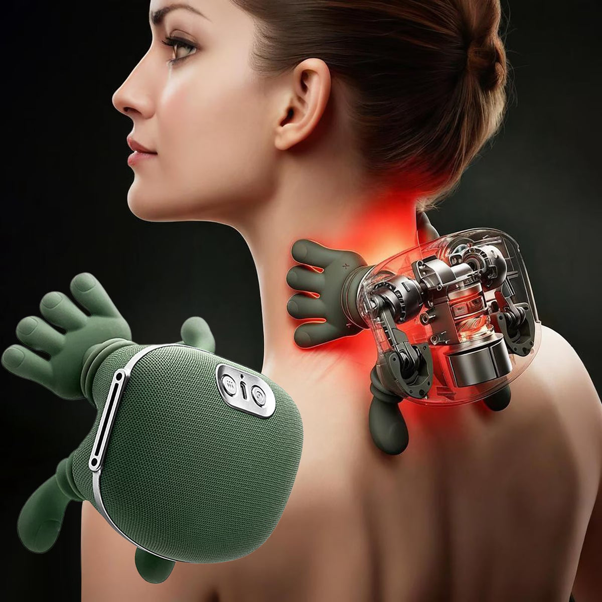 FiveFinger Hand Massager  Shoulder  Neck