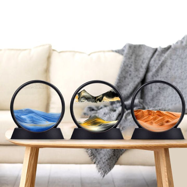 Sandscape Moving Sand Art Metal Stand