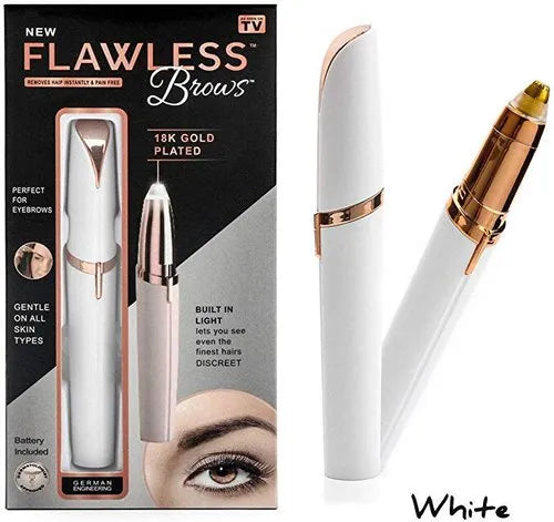 Flawless Rechargeable Eyebrow Trimmer  White